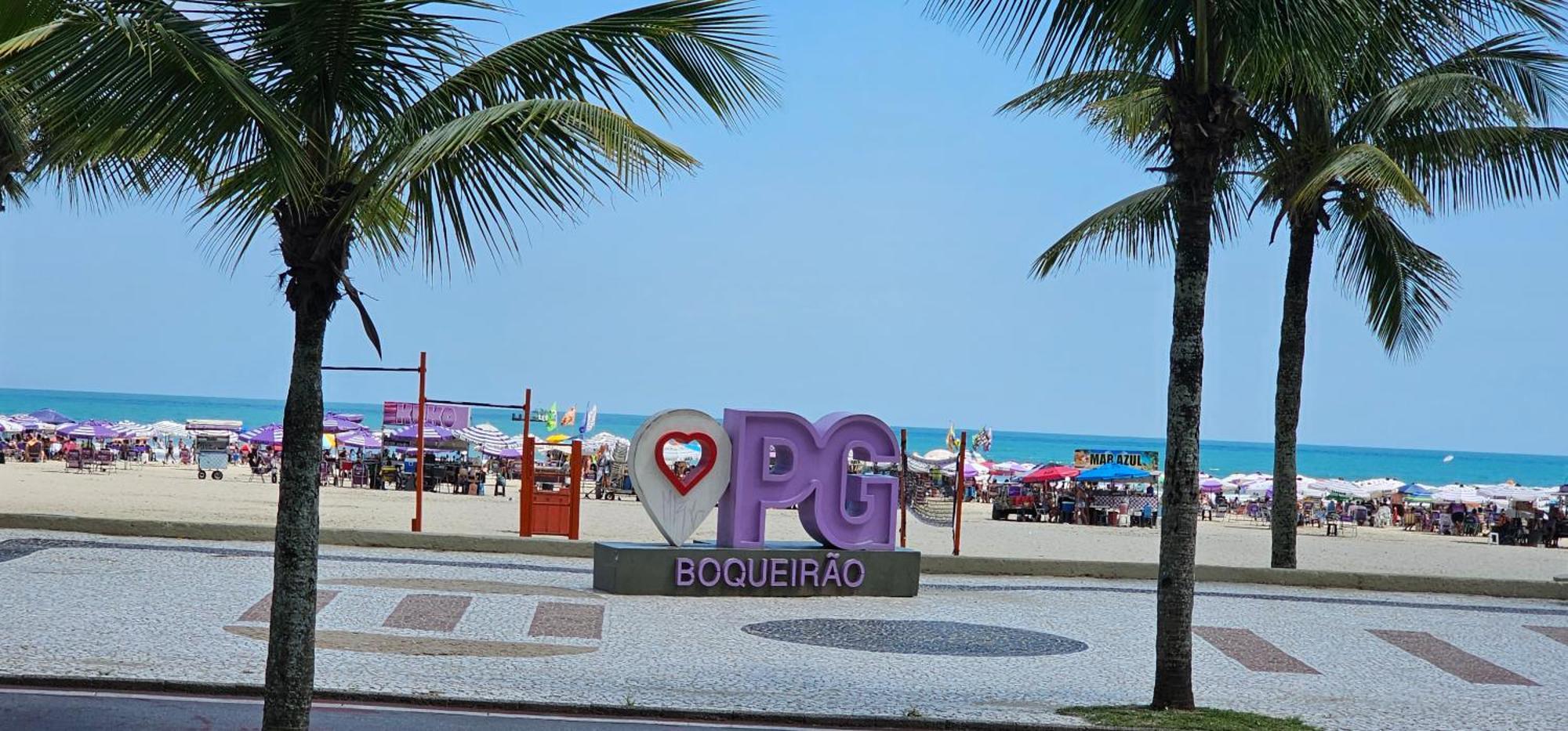 A Melhor Localizacao Da Praia Grande/Sp Eksteriør billede