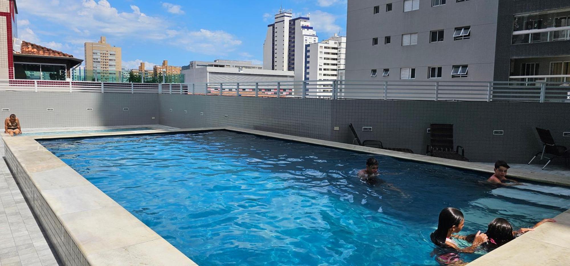 A Melhor Localizacao Da Praia Grande/Sp Eksteriør billede